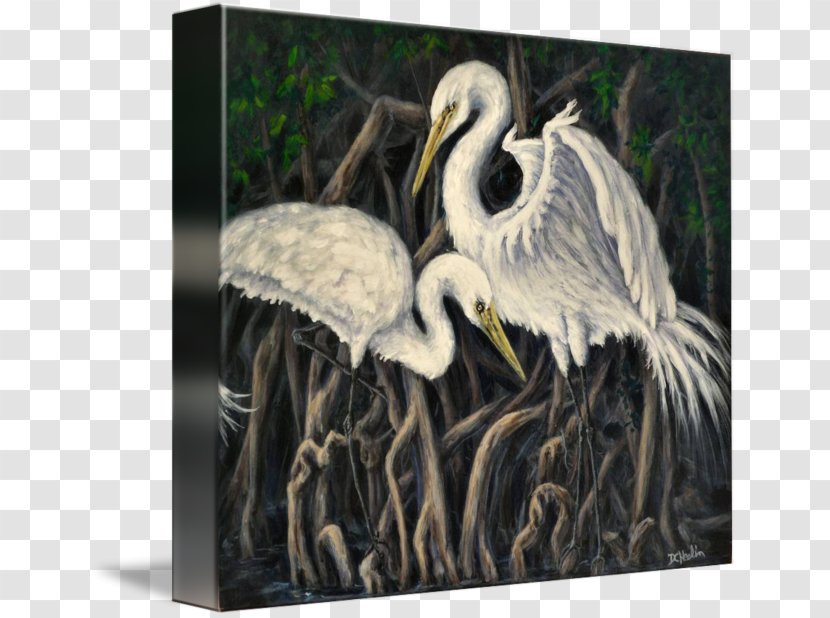 Oil Painting Reproduction Art Imagekind Bird Acrylic Paint - Wildlife - Mangroves Transparent PNG