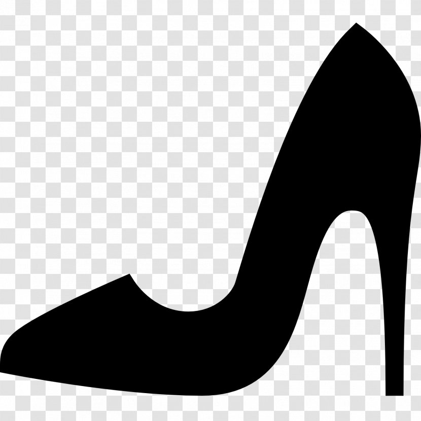 High-heeled Shoe Clip Art - Monochrome Photography - Black Transparent PNG