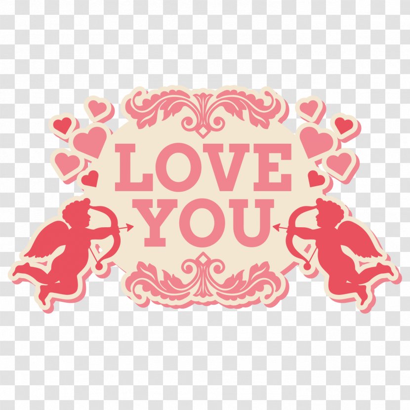 Valentines Day Greeting Card Cupid Download - Logo - Valentine's Archery Transparent PNG
