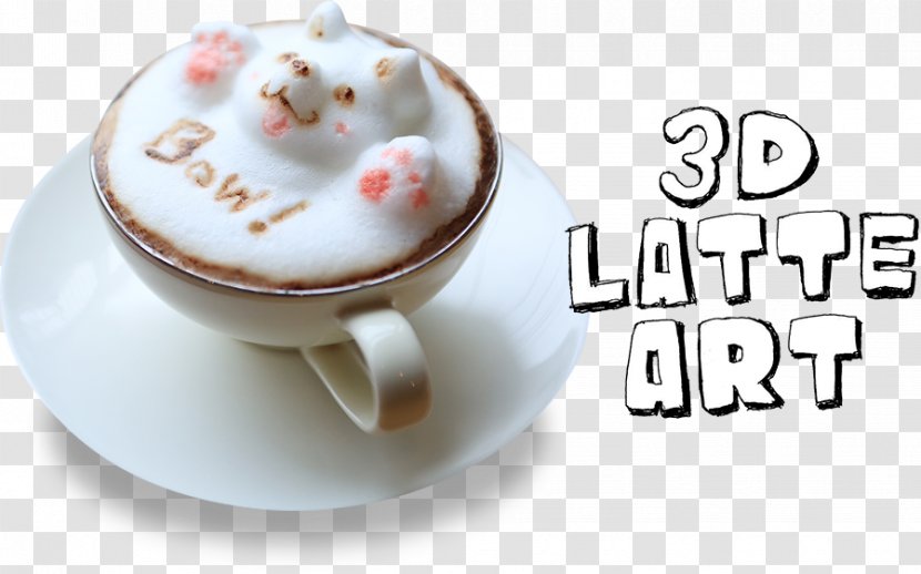 Cappuccino Latte Coffee Cup Cafe - Art Transparent PNG