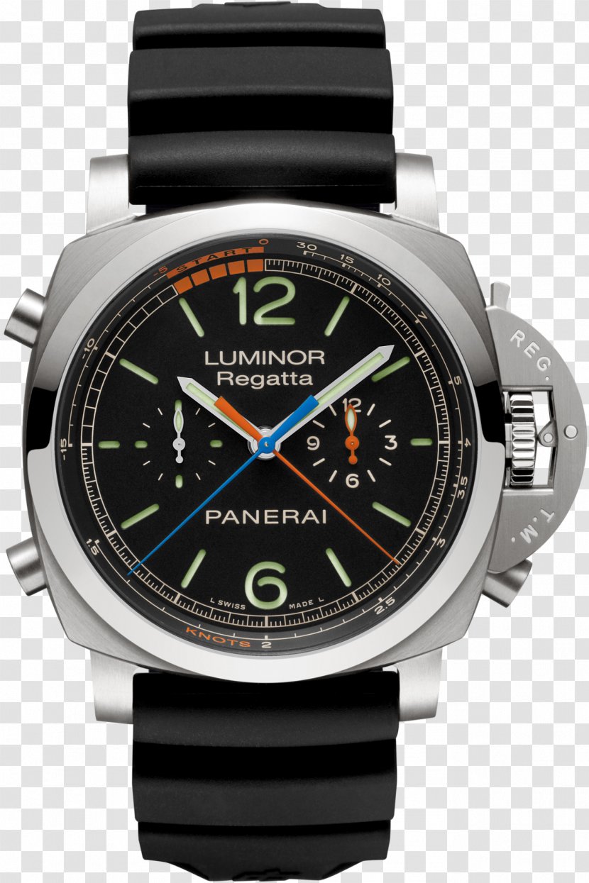 Panerai Men's Luminor Marina 1950 3 Days Flyback Chronograph Watch Chrono Automatic Ceramica - Double Transparent PNG