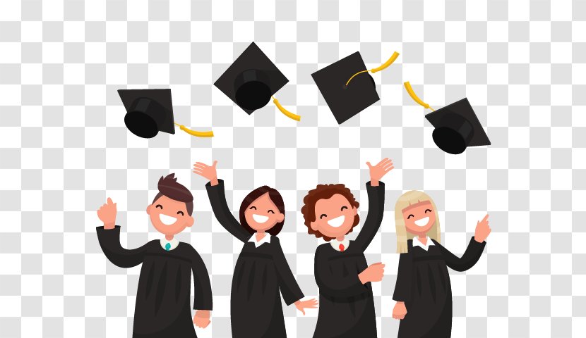 Graduation Ceremony Vector Graphics Illustration Diploma University - Smile - Congratulations Graduates Cartoon Congratulati Transparent PNG