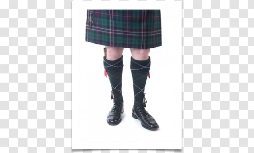 Tartan Kilt Argyle Shoe Hose - Watercolor Transparent PNG