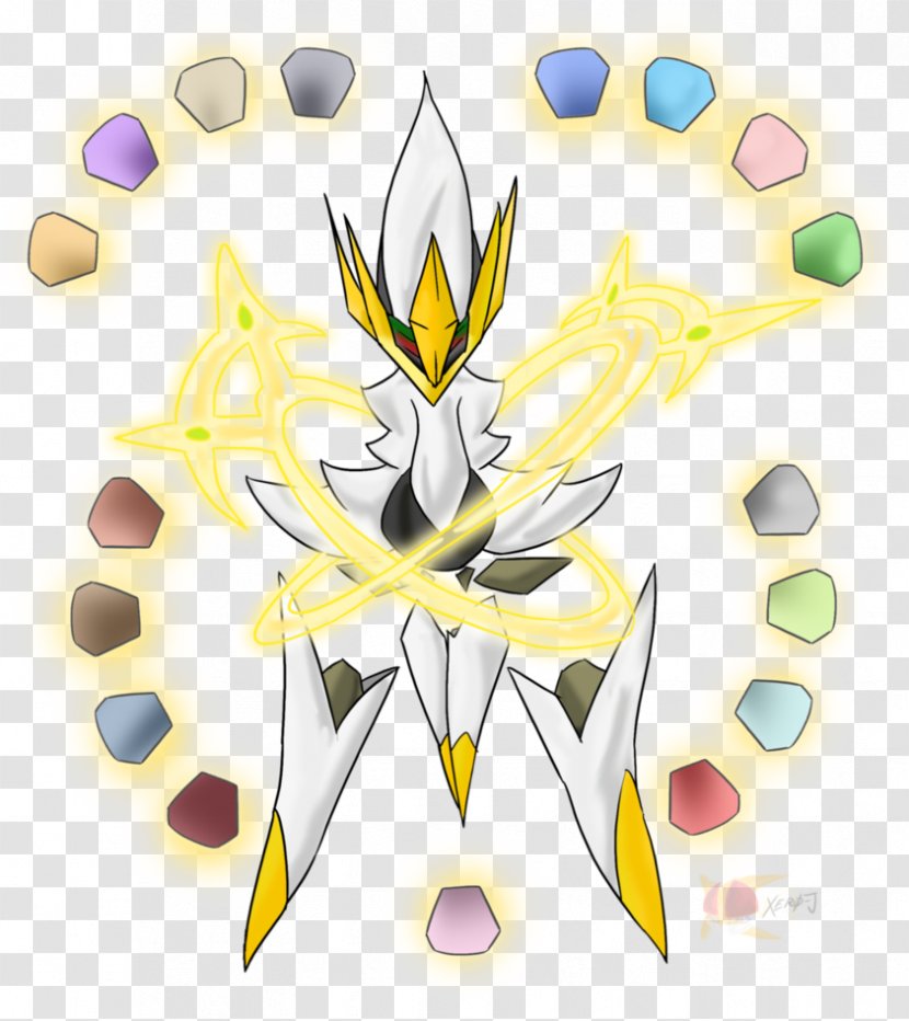 Pokémon Clip Art Illustration Design Yellow - Amino - Arceus Transparent PNG