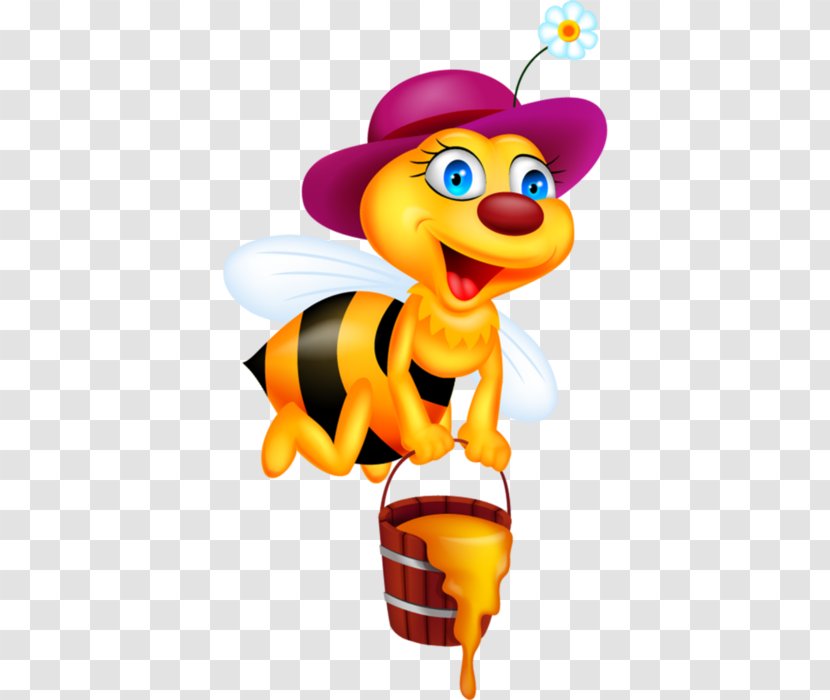 Western Honey Bee Clip Art Transparent PNG