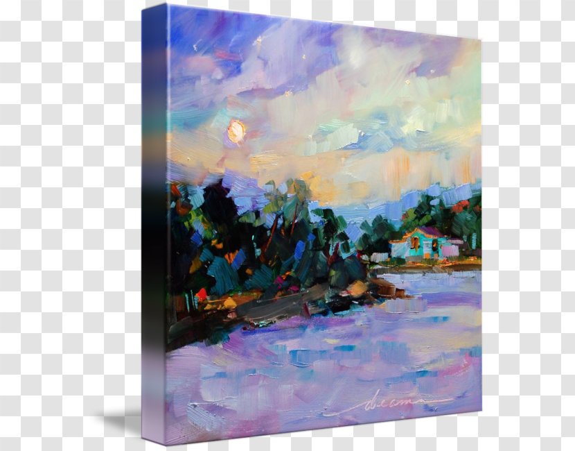 Modern Art Landscape Painting Acrylic Paint - Painter Transparent PNG