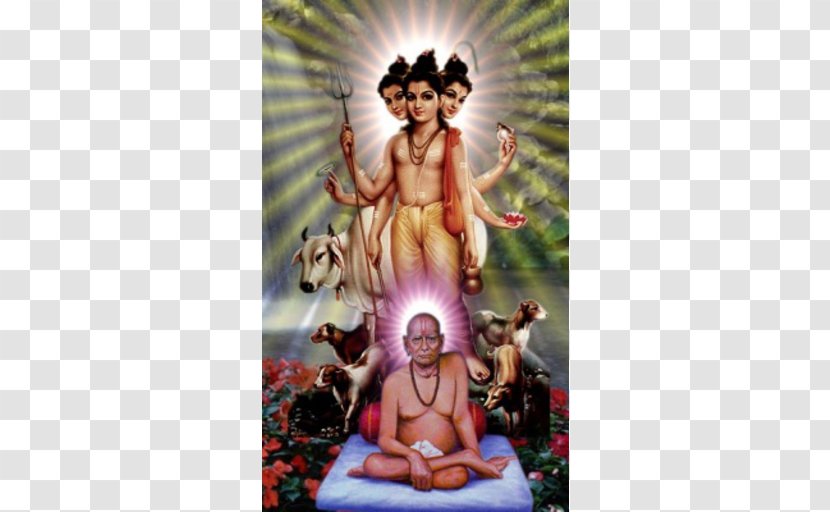 Akkalkot Mahadeva Sri Desktop Wallpaper Swami - Supernatural Creature - Ganesha Transparent PNG