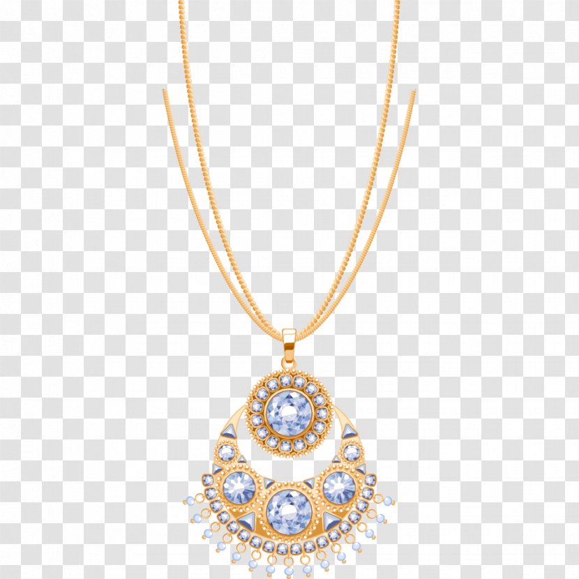 Earring Jewellery Necklace Charms & Pendants Gold - Chain - Even Creative Diamond Items Transparent PNG