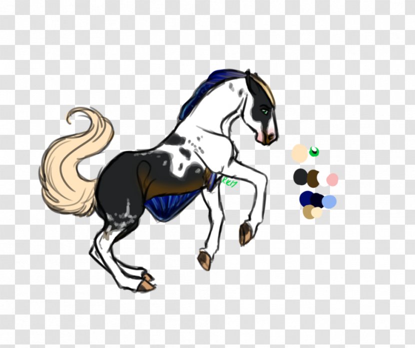 Mustang Halter Mane Stallion Pack Animal - Art Transparent PNG