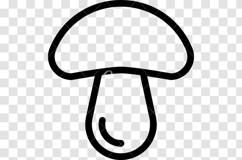 Mushroom Vector Graphics Fungus Clip Art - Black And White Transparent PNG