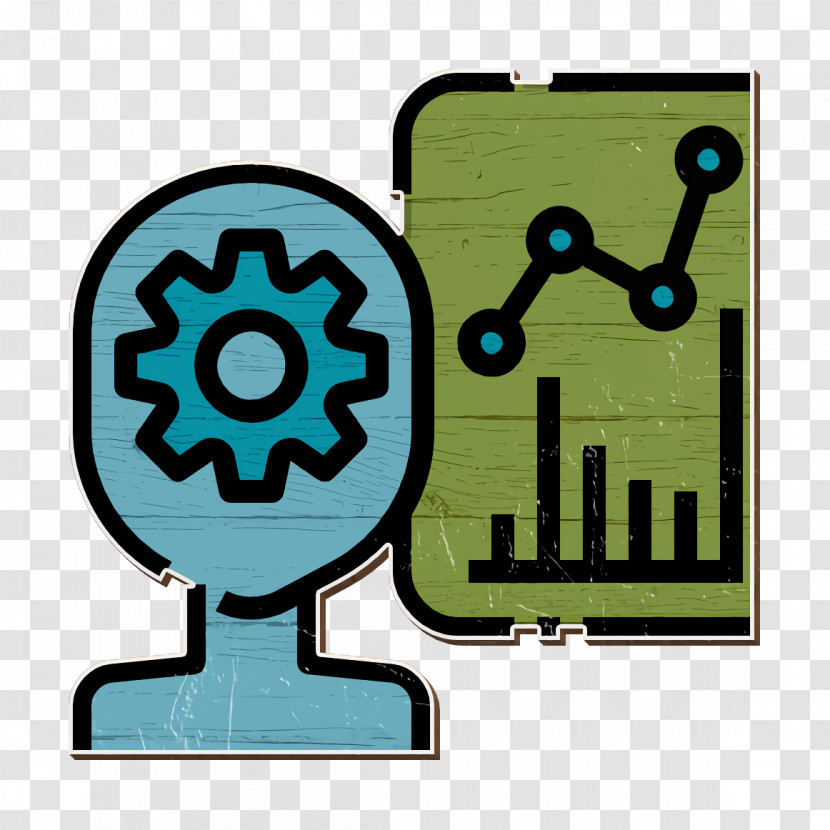 Production Icon Gear Icon Business Management Icon Transparent PNG