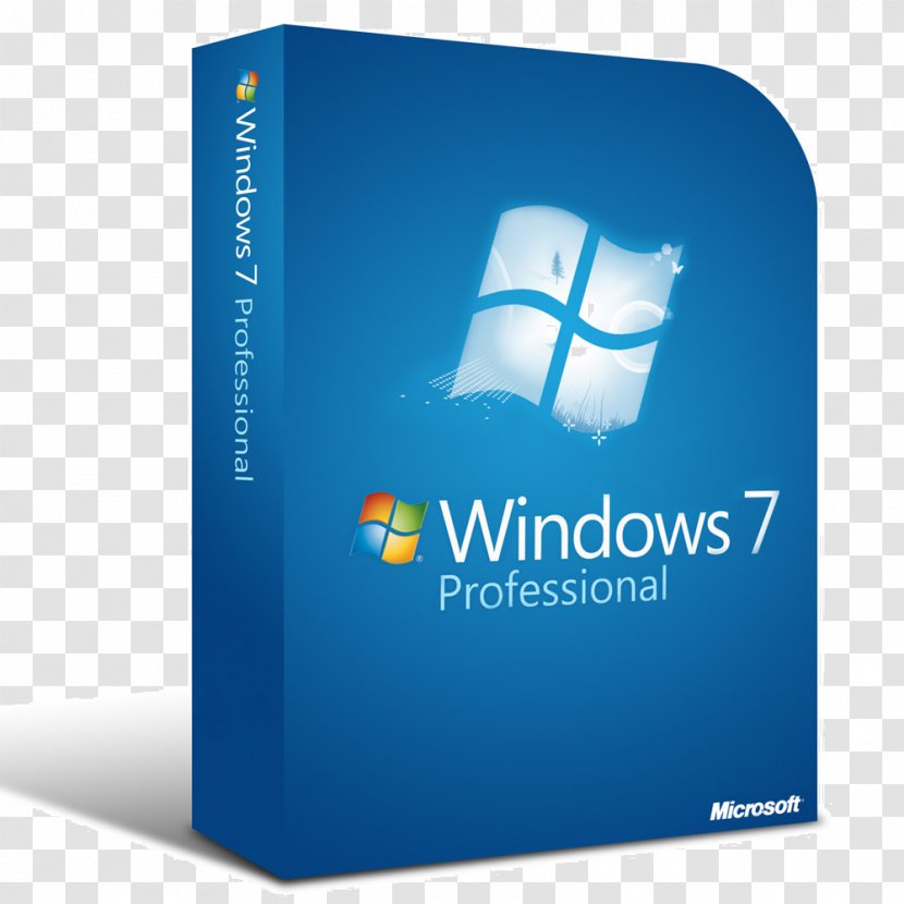 Windows 7 Operating Systems Computer Software 64-bit Computing - Professional Transparent PNG