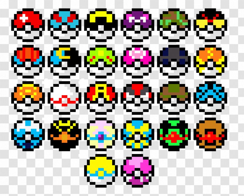 Poké Ball Pixel Art Pokémon Misty Pikachu - Charmander - Pok%c3%a9 Transparent PNG