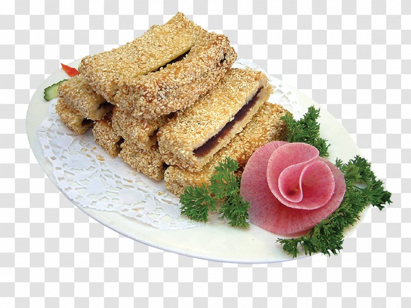 Vegetarian Cuisine Toast Recipe Deep Frying Food - Hong Ma Folder Transparent PNG