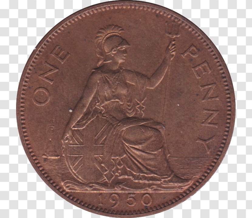 Coin Penny Copper 0 Bronze Medal Transparent PNG