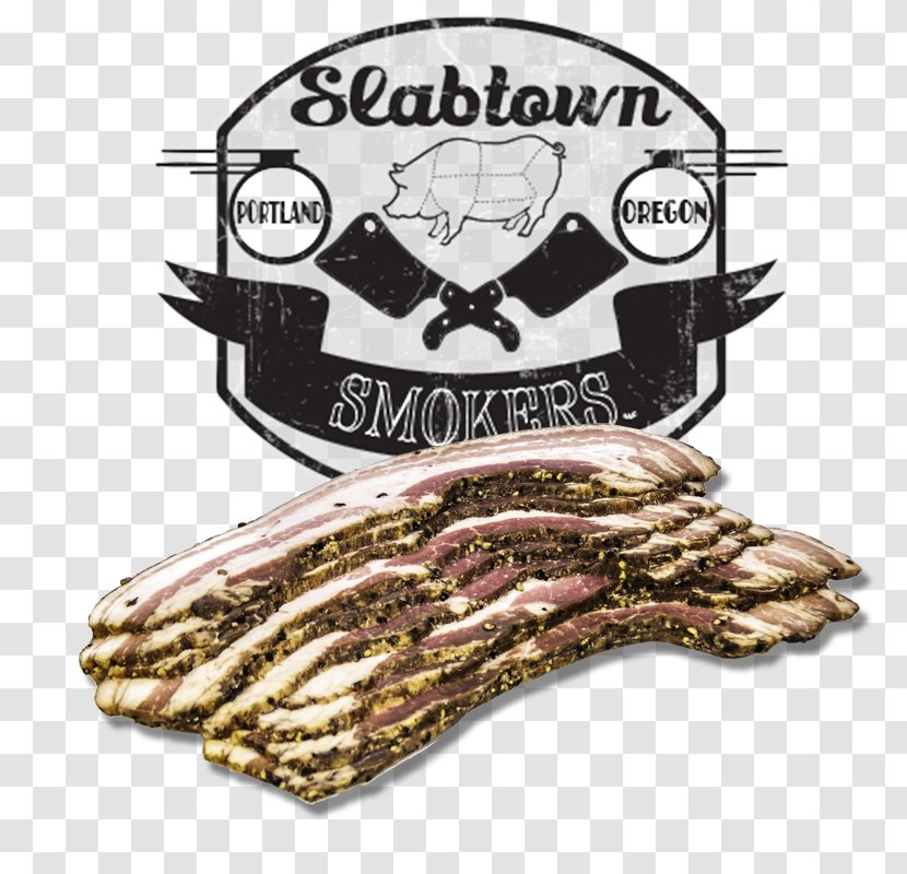 Bacon Animal Source Foods Smoking Slabtown - Cartoon Transparent PNG