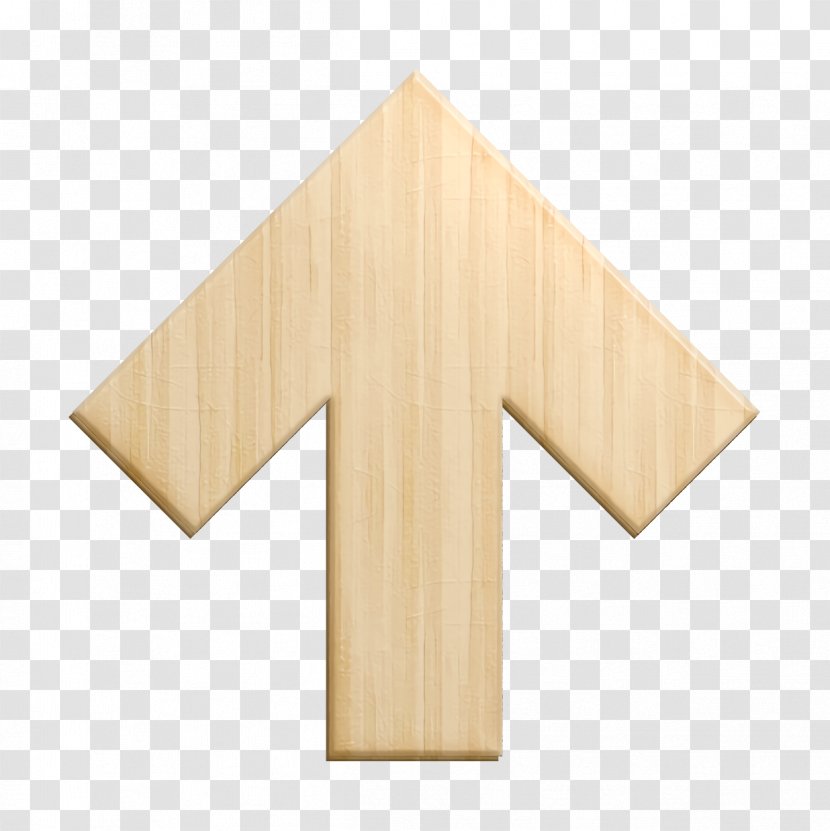 Arrow Icon Up - Cross - Logo Wood Transparent PNG