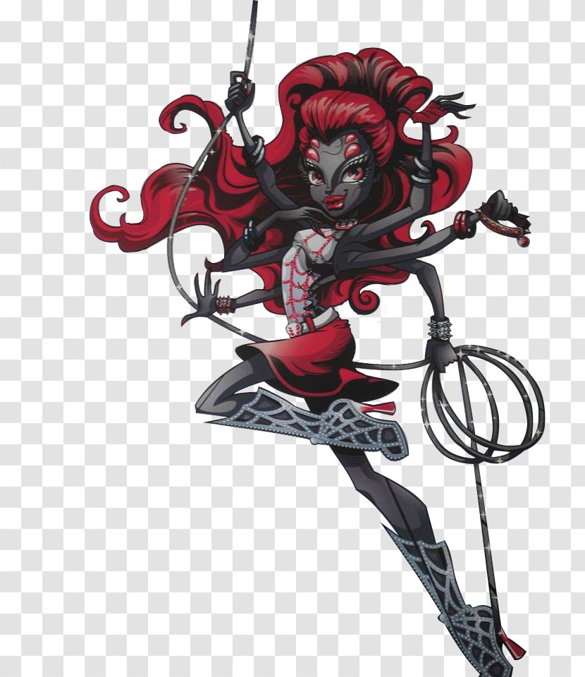 Monster High Wydowna Spider Doll Ghoul Barbie - Mythical Creature Transparent PNG