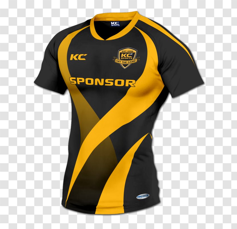 Printed T-shirt Rugby Shirt Jersey - Brand Transparent PNG