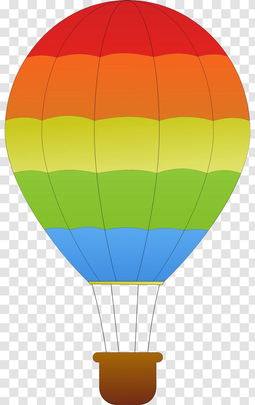 Hot Air Balloon Flight Clip Art - Watercolor Painting Transparent PNG