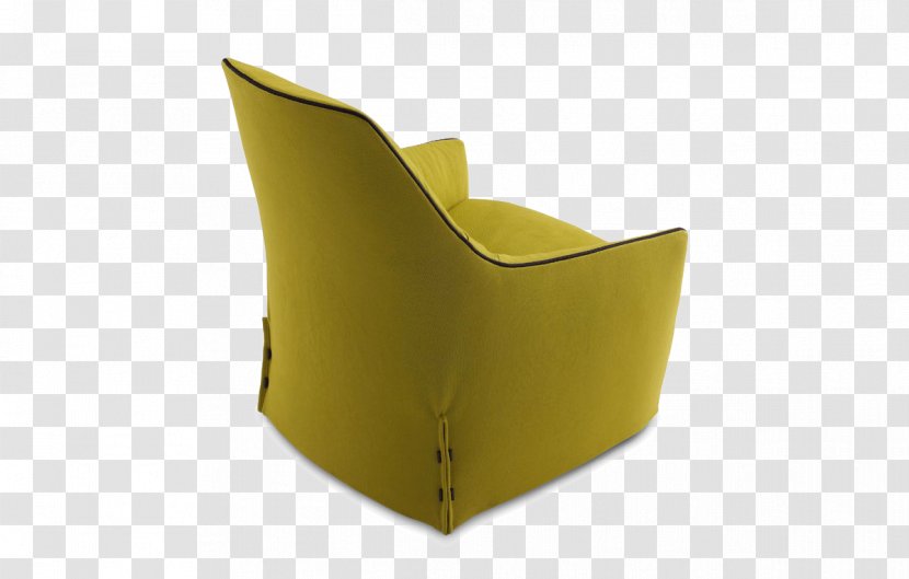 Eames Lounge Chair Wing Couch Bergère - Yellow Transparent PNG