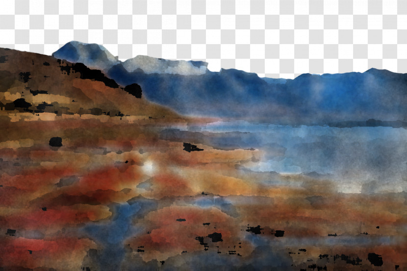 Painting Watercolor Painting Water Resources Ecoregion Lough Transparent PNG