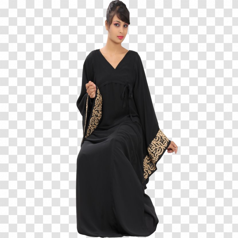 Dress Shoulder Abaya Sleeve Black M Transparent PNG