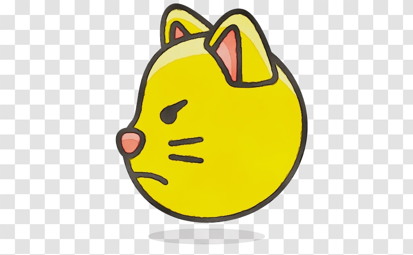 Smiley Yellow Snout Transparent PNG
