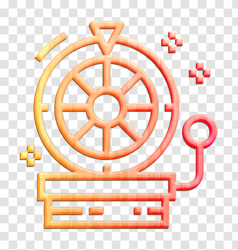 Lotto Icon Wheel Icon Casino Icon Transparent PNG
