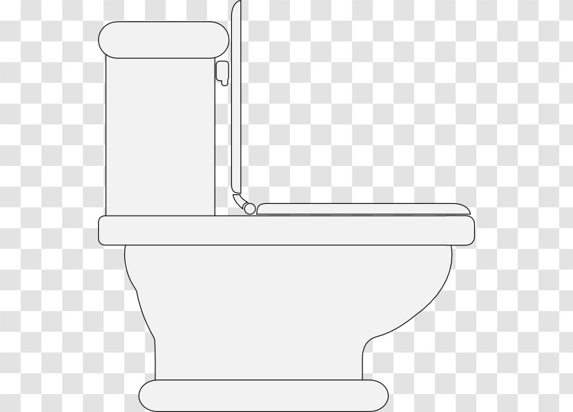 White Toilet Seat Structure Pattern - Restroom Vector Cliparts Transparent PNG