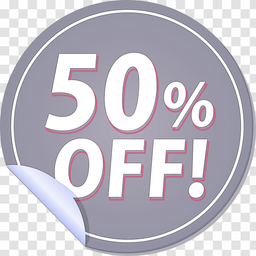 Discount Tag With 50% Off Discount Tag Discount Label Transparent PNG