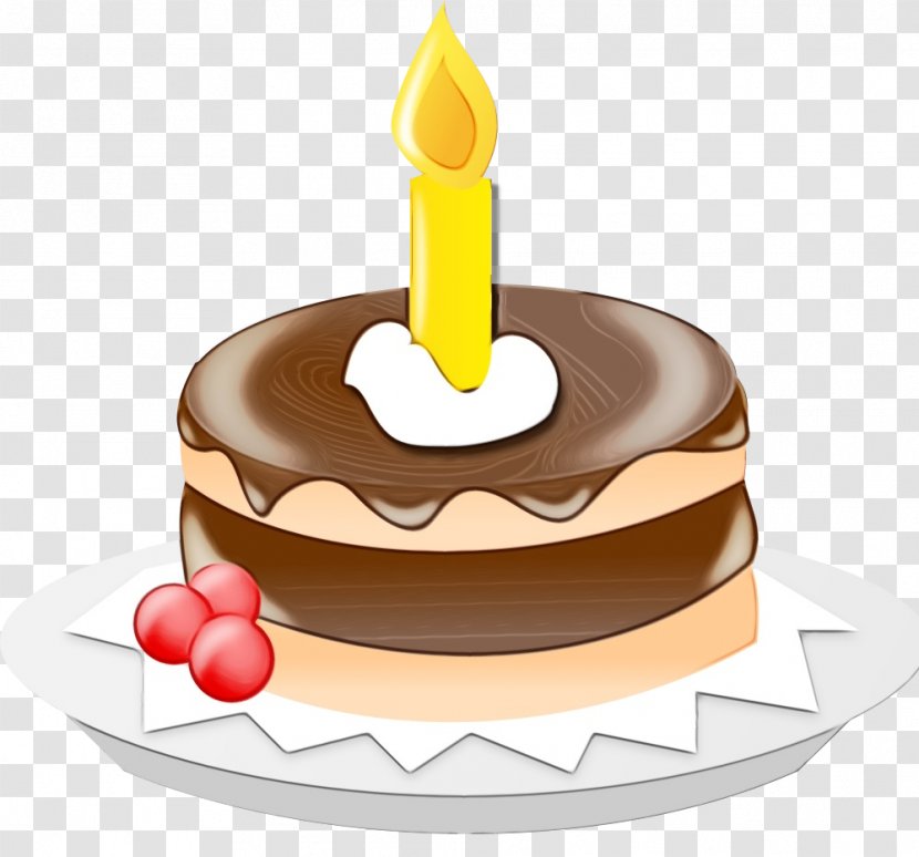 Cartoon Birthday Cake - Cupcake - Pastry Frozen Dessert Transparent PNG