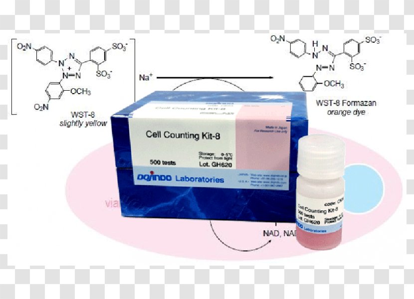 Viability Assay Cell Counting MTT - Cream - Reagent Transparent PNG