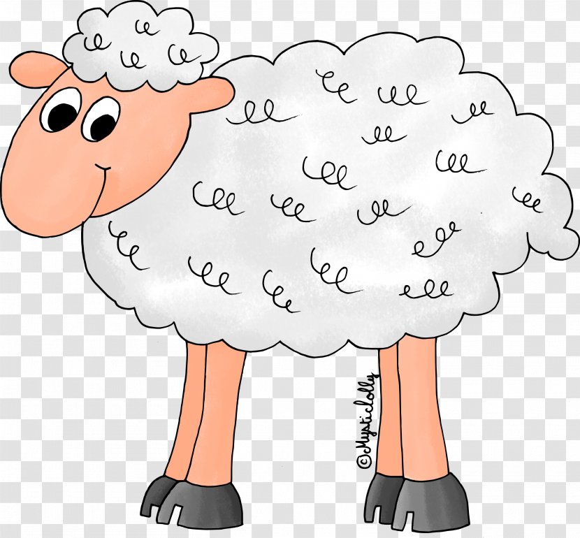 Sheep Drawing School Clip Art - Cartoon Transparent PNG