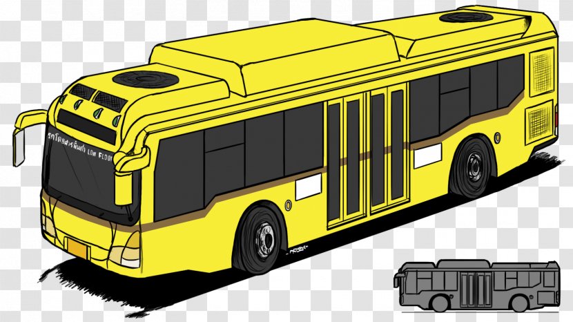 Compact Car Bus Model Automotive Design Transparent PNG