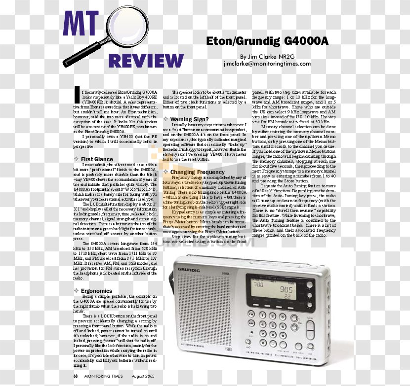 Electronics Shortwave Radio Receiver Communications - Text Transparent PNG