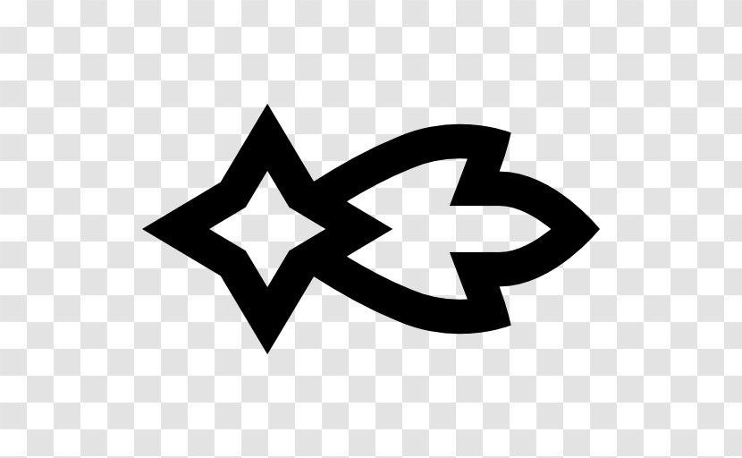Symbol Clip Art - Black And White - Estrella Fugaz Transparent PNG