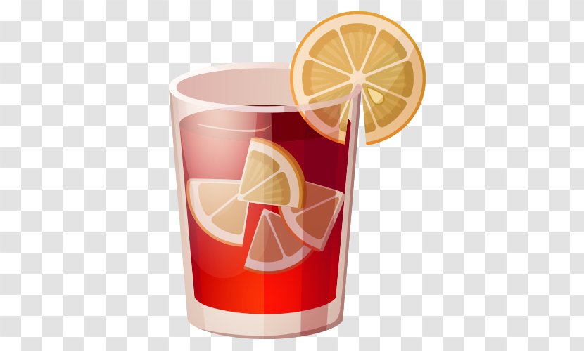 Iced Tea Lemon - Cup - Cartoon Juice Transparent PNG