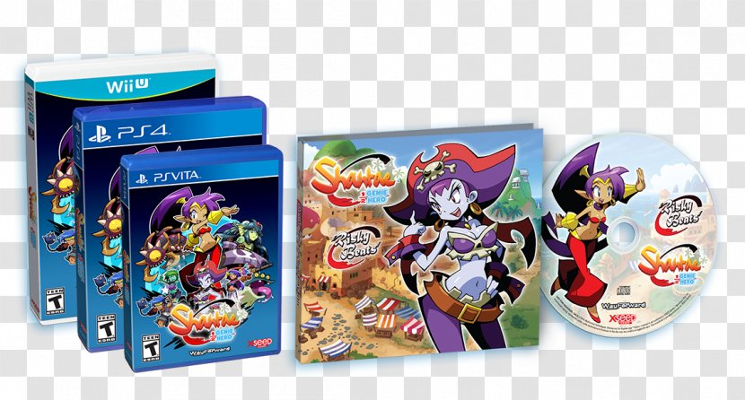 Shantae: Half-Genie Hero Shantae And The Pirate's Curse Risky's Revenge Nintendo Switch Wii U - Technology - Marvelous Usa Transparent PNG