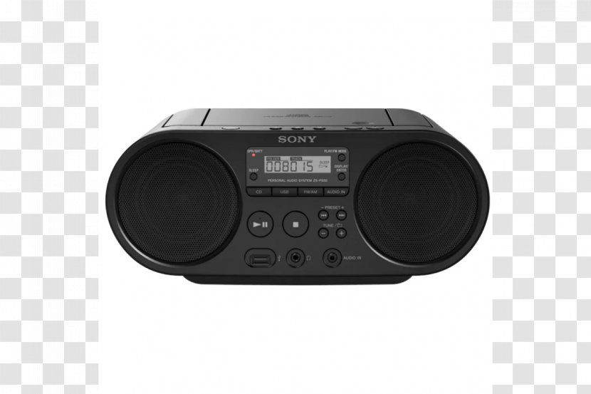 Digital Audio Sony Corporation Boombox Portable CD Player - Technology - Radio Transparent PNG