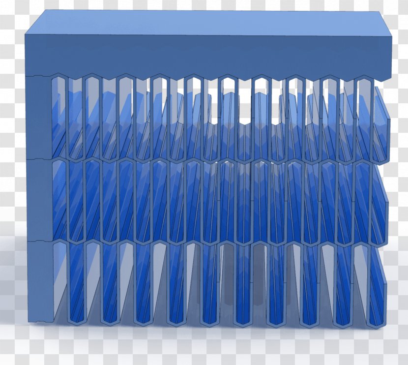Heat Exchanger Recuperator Pressure Drop Duct - Electric Blue - Plastic Transparent PNG