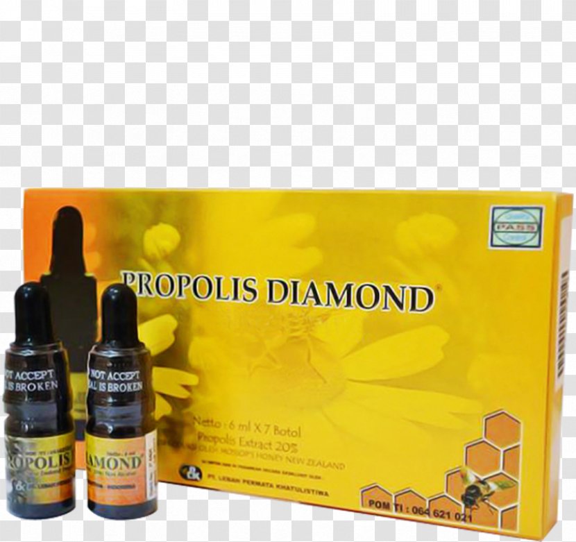 Propolis Diamond Curcuma Zedoaria BekasiAgency Honey - Yellow - Polis Transparent PNG