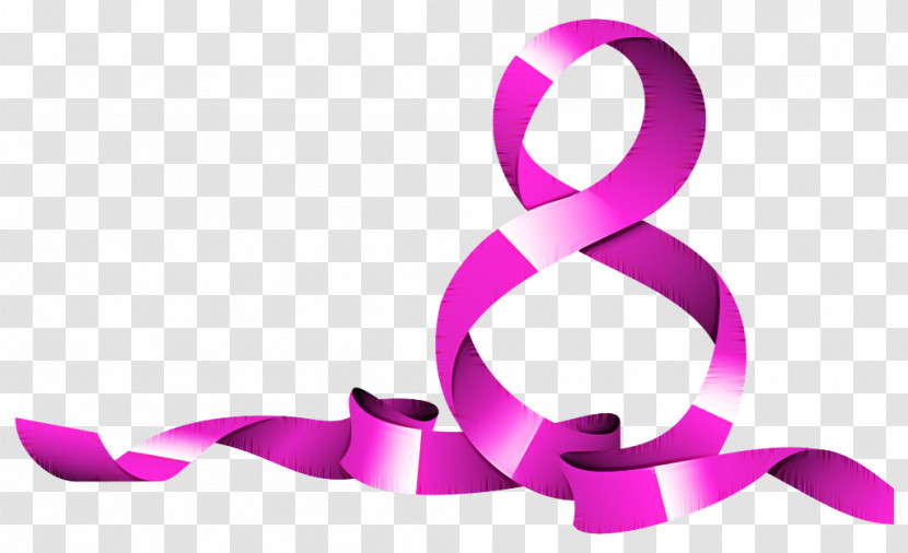 Pink Violet Purple Ribbon Magenta Transparent PNG
