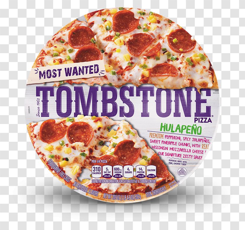 California-style Pizza Sicilian Tombstone Fast Food - Frozen Transparent PNG