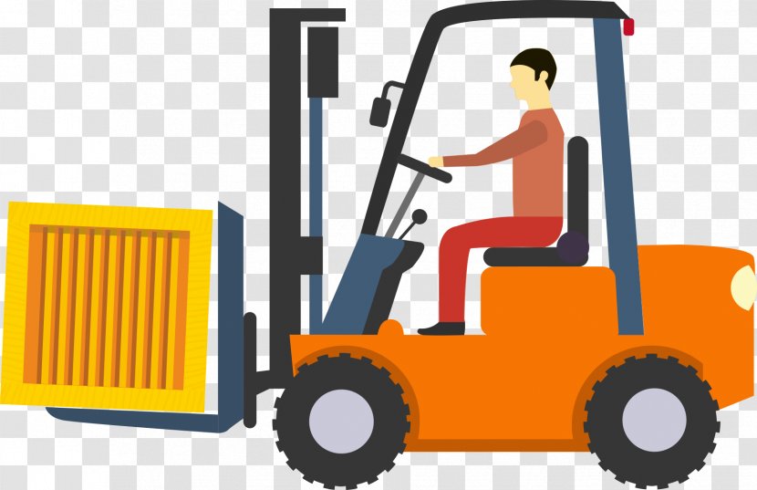 Forklift 29 Road Mini Storage Logistics Image Transport - Forked Roller Transparent PNG