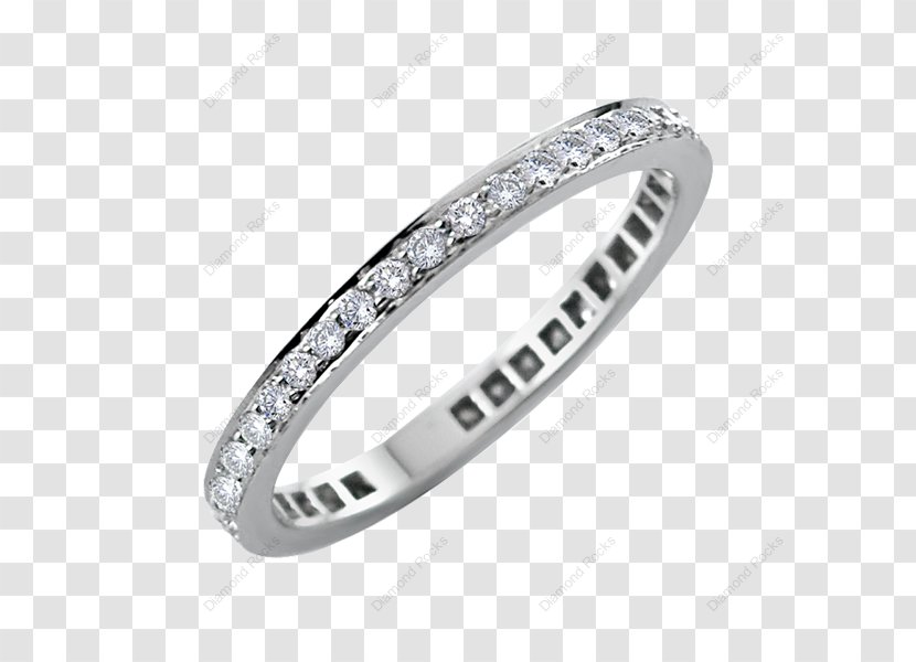 Eternity Ring Wedding Engagement Jewellery - Antique Diamond Rings Transparent PNG