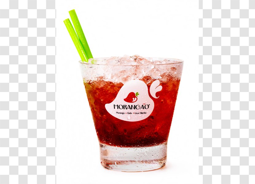 Caipirinha Cocktail Liqueur Licor Beirão Sea Breeze - Strawberry Juice Transparent PNG