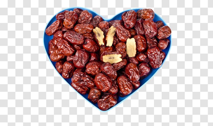 Heart Clip Art - Superfood - Fruit Tray Of Dates Transparent PNG