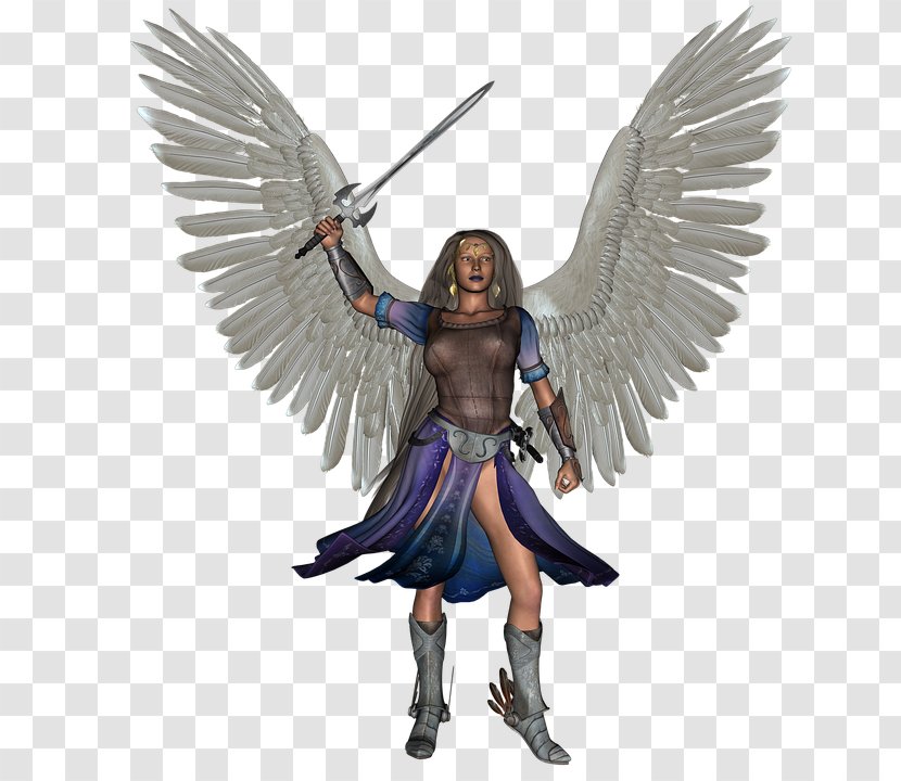 Angel - Figurine - Warrior Transparent PNG