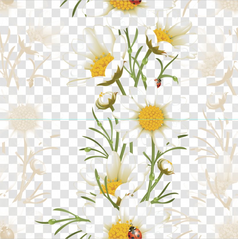 Flower Chrysanthemum - Chamomile - Small Floral Transparent PNG